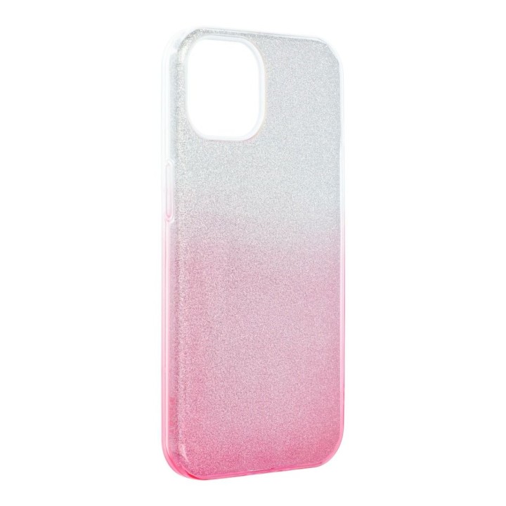 Чохол для iPhone 13 Shining прозорий рожевий