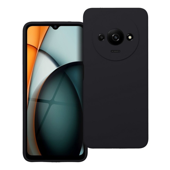 Чохол для Xiaomi Redmi A3 4G Silicone 2mm (camera protection) чорний