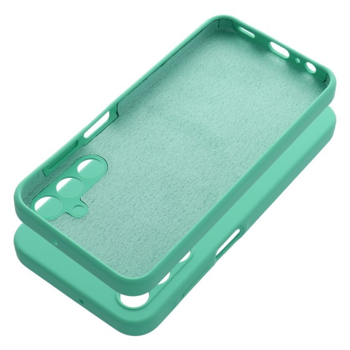 Etui na Samsung A15 5G / A15 4G Silicone 2mm (camera protection) miętowe