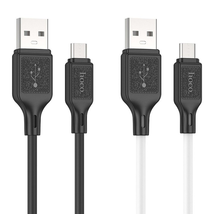 Кабель USB A для Micro USB Hoco 2,4A 1 m X90 черный