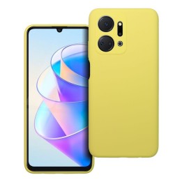 Чохол для Honor X7A Silicone 2mm (camera protection) жовтий
