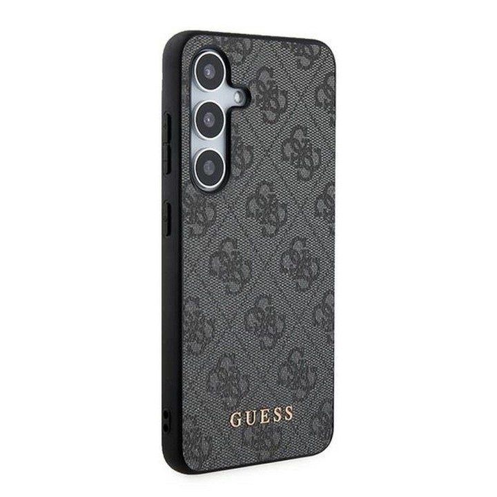 GUESS case for SAMSUNG A35 GUOHCSA35G4GFGR (PU 4G Classic Metal Logo) black