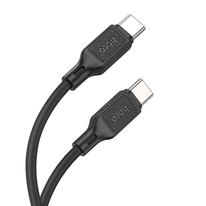 Кабель USB-C – USB-C Hoco 3A 60W 1 m X90 черный
