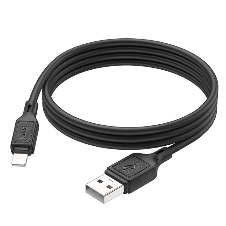 Кабель USB A для Micro USB Hoco 2,4A 1 m X90 чорний