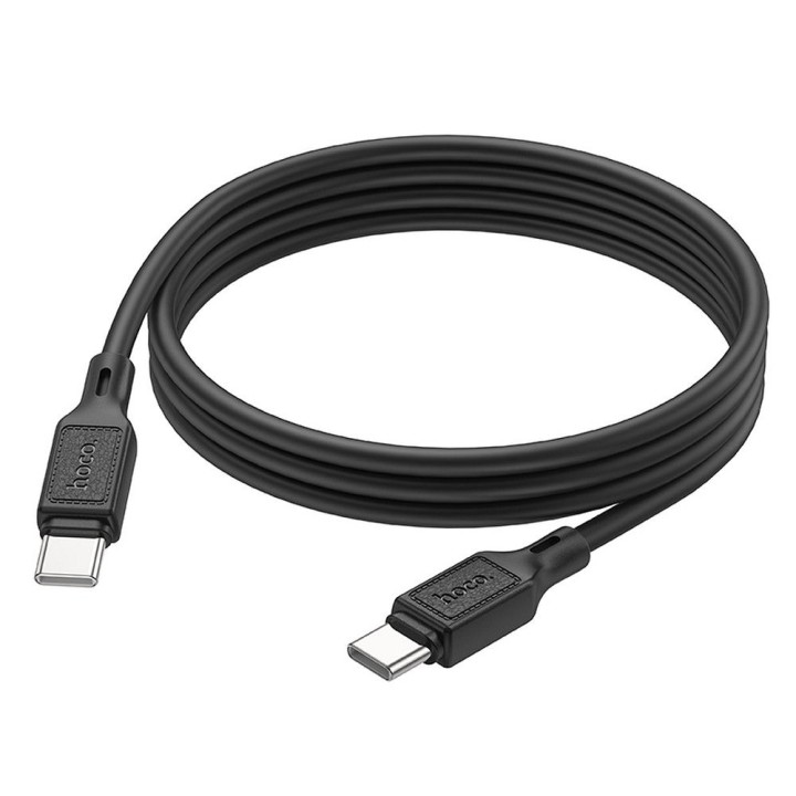 Kabel USB C do USB C Hoco 3A 60W 1 m X90 czarny