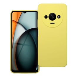 Etui na Xiaomi Redmi A3 4G Silicone 2mm (camera protection) zółte