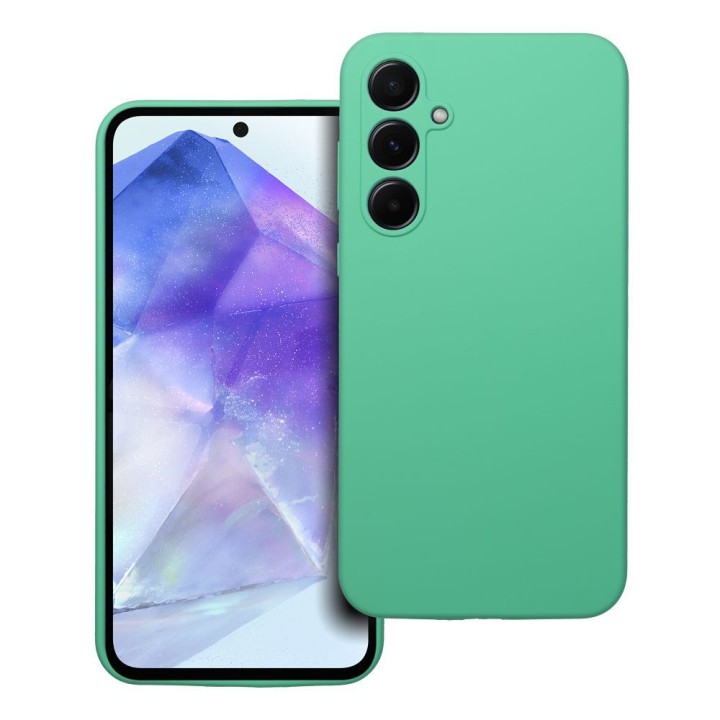 Case for Samsung A55 5G Silicone 2mm (camera protection) mint