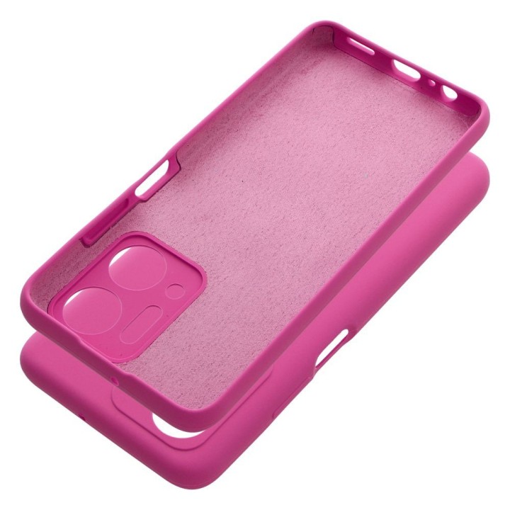 Case for Honor X7A Silicone 2mm (camera protection) pink