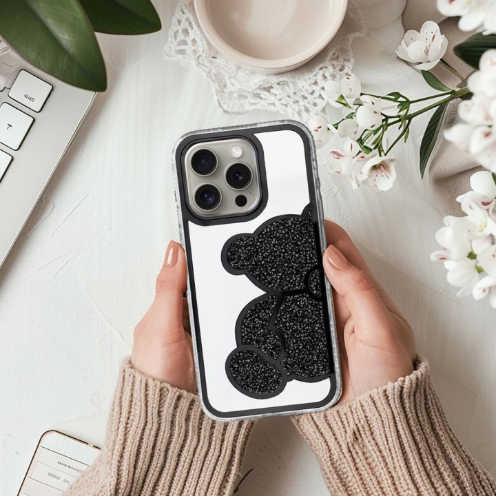 Чехол для iPhone 11 Teddy Bear черный