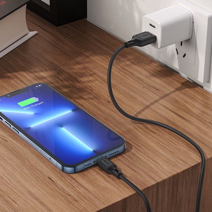 Кабель USB A для Lightning Hoco 2,4A 1 m X90 черный