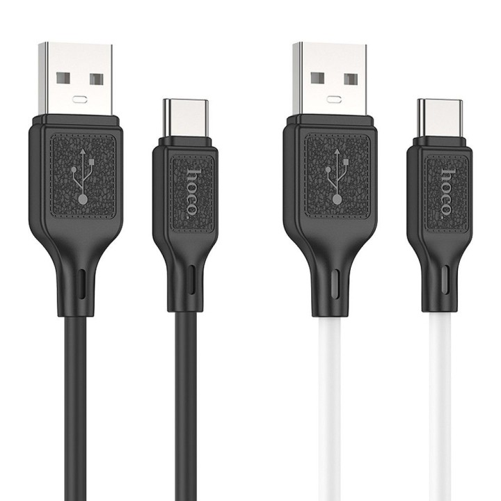Кабель USB-A – USB-C Hoco 3A 1 m X90 черный