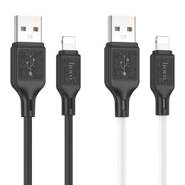 Cable USB A for Lightning Hoco 2,4A 1 m X90 white