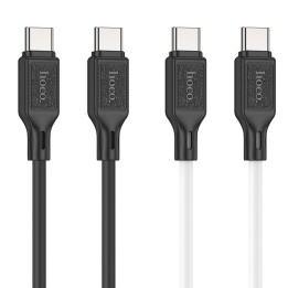 Кабель USB-A – USB-C Hoco 3A 1 m X90 білий