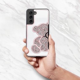 Case for Samsung A55 5G Teddy Bear pink