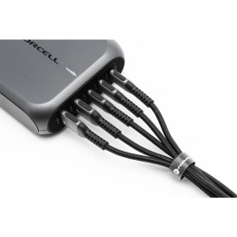 Кабель USB-C – USB-C Forcell F-Energy QC4.0 PD 5A 100W Cafule 1,2 m C260 черный