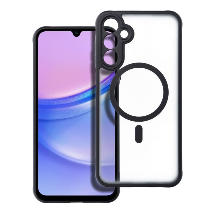 Etui na Samsung A15 Full Matte Mag Cover zgodne z MagSafe czarne