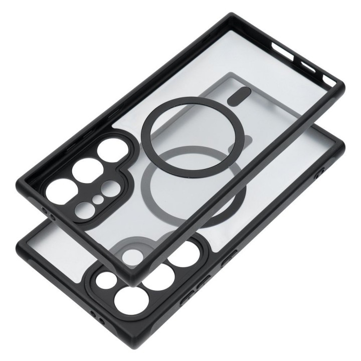 Case for Samsung S24 ULTRA Full Matte Mag Cover compatible with MagSafe black