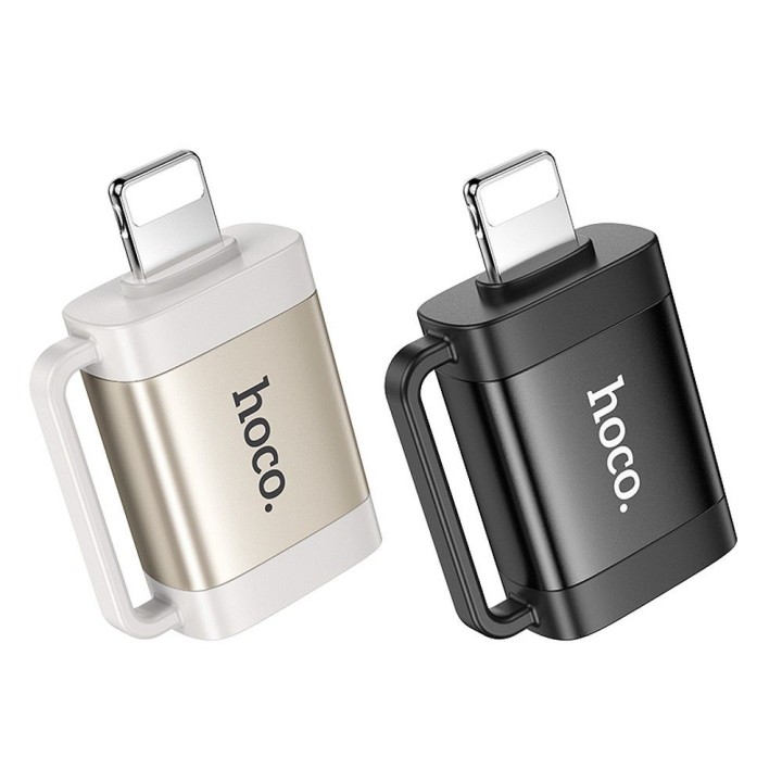 Adapter OTG Lightning do USB A Hoco UA31A czarny