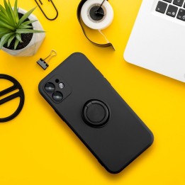 Case for iPhone 12 PRO MAX Silicone Ring black