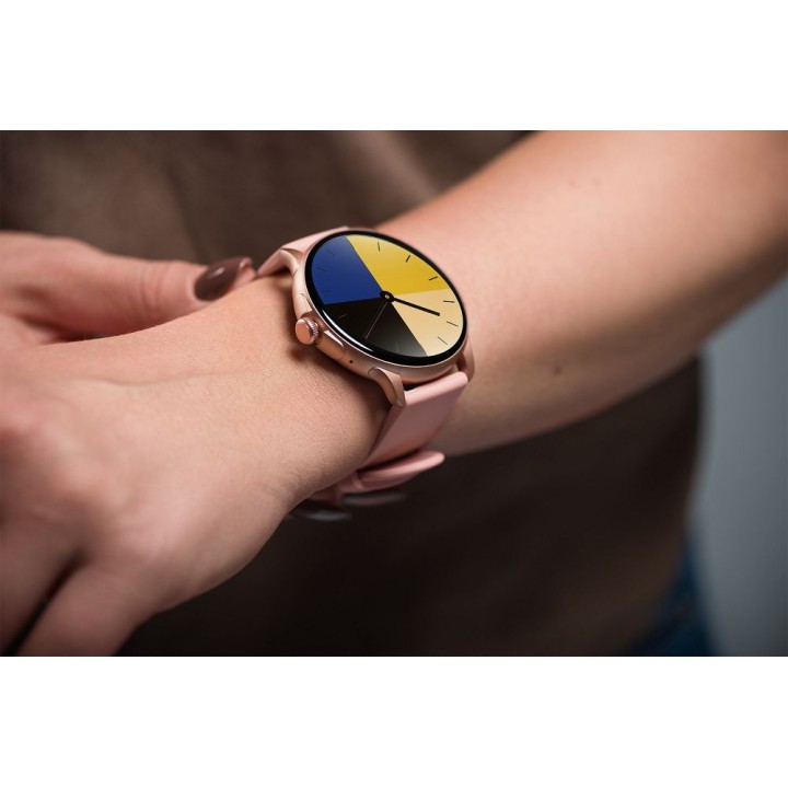 Смарт-часы TITMO O-150 (AMOLED, Bluetooth call) розовые 0INT