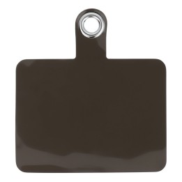 Plastic insert for phone lanyard / medium-soft - black
