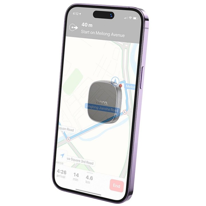 Phone holder for car magnetic Hoco for dashboard H52 grey