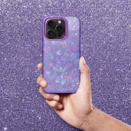 Чехол для iPhone 13 PRO Tutti Frutti фиолетовый