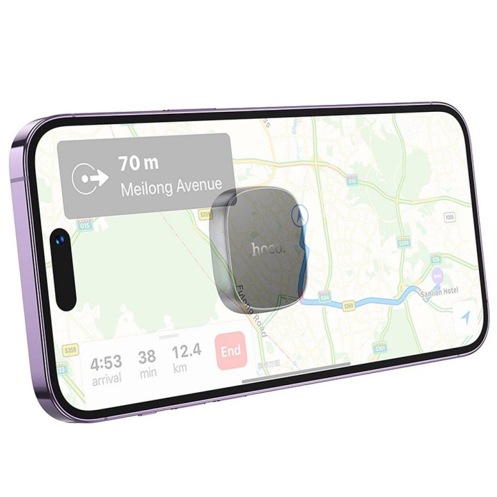 Phone holder for car magnetic Hoco for dashboard H52 grey