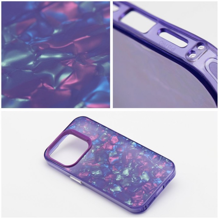 Чехол для iPhone 15 PRO Tutti Frutti фиолетовый