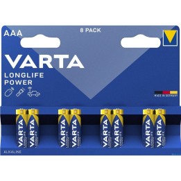 VARTA battery alkaline R3 (AAA) Longlife Power 8 pcs
