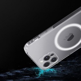 Чохол для iPhone 16 PLUS Clear Mag Cover сумісний з MagSafe прозорий