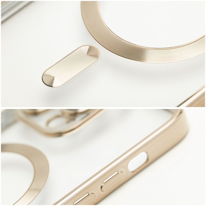 Case for iPhone 16 Electro Mag Cover MagSafe compatible gold