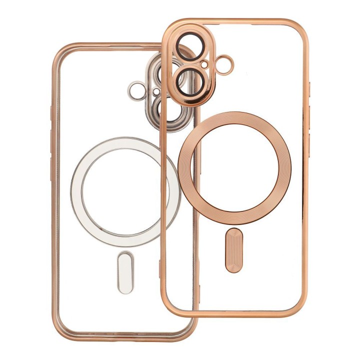 Чохол для iPhone 16 Electro Mag Cover сумісний із MagSafe золотий