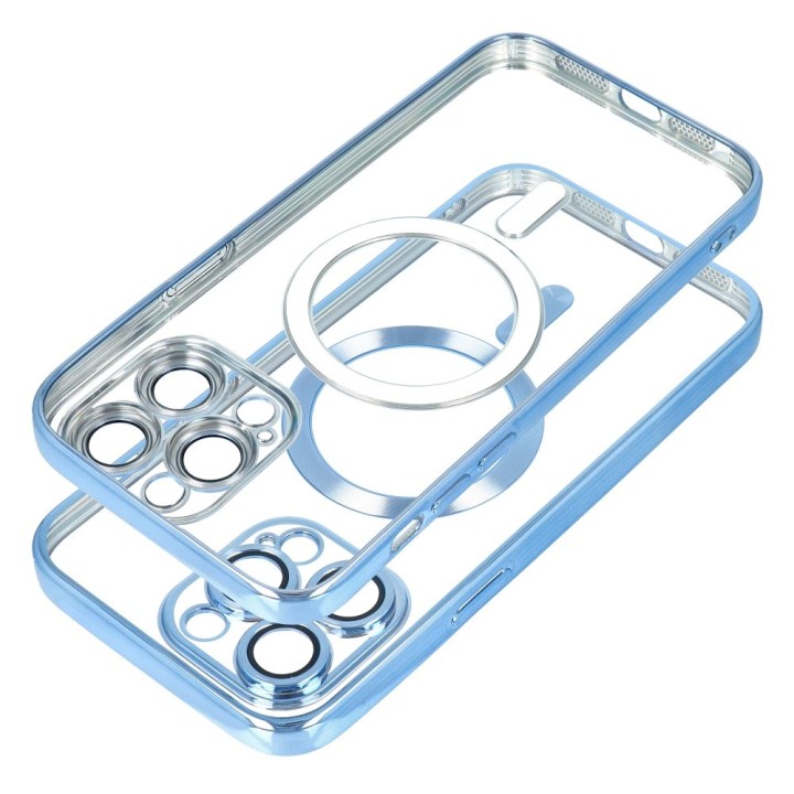 Case for iPhone 16 PRO Electro Mag Cover MagSafe compatible blue