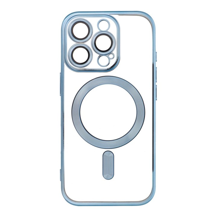 Чохол для iPhone 16 PRO Electro Mag Cover сумісний із MagSafe синій