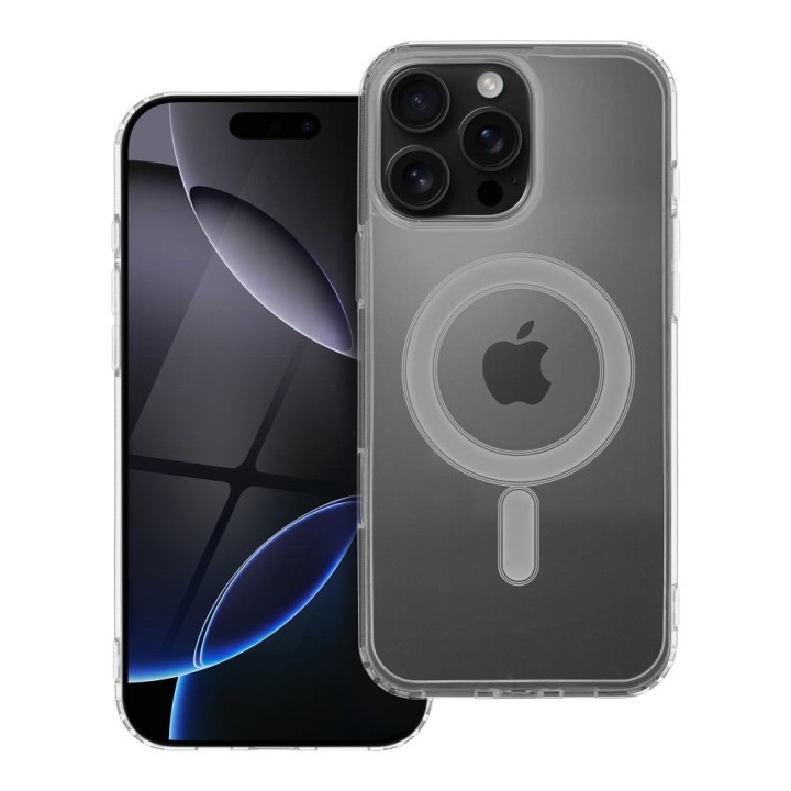 Чохол для iPhone 16 PRO MAX Clear Mag Cover (Str) сумісний із MagSafe прозорий