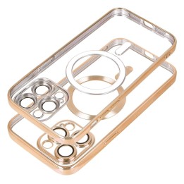 Case for iPhone 16 PRO MAX Electro Mag Cover MagSafe compatible gold