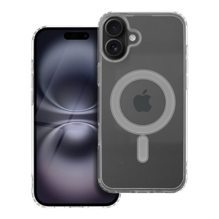 Чохол для iPhone 16 PLUS Clear Mag Cover сумісний з MagSafe прозорий