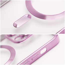 Case for iPhone 16 PRO MAX Electro Mag Cover compatible with MagSafe rose gold