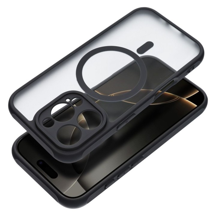 Чохол для iPhone 16 PRO Full Matte Mag Cover сумісний із MagSafe чорний
