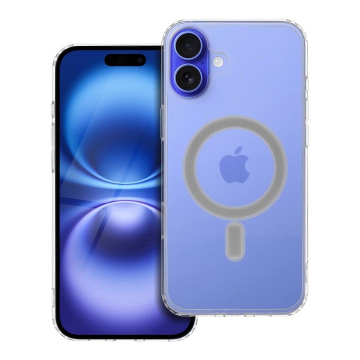Чохол для iPhone 16 PLUS Clear Mag Cover (MID) сумісний із MagSafe прозорий
