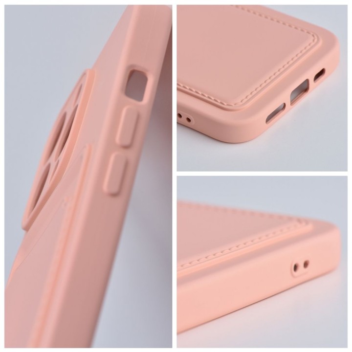 Etui na iPhone 16 PLUS Card Case różowe