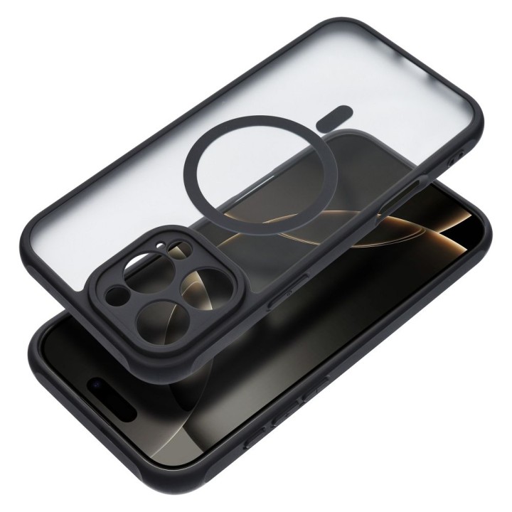 Чехол для iPhone 16 PRO MAX Full Matte Mag Cover совместимый с MagSafe черный