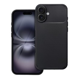 Чохол для iPhone 16 PLUS Carbon Premium чорний