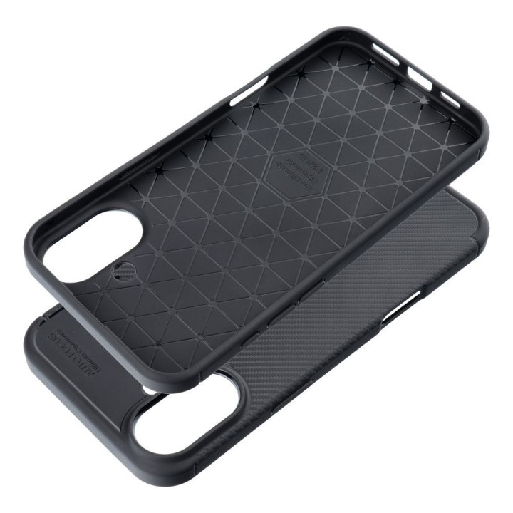 Etui na iPhone 16 PLUS Carbon Premium czarne