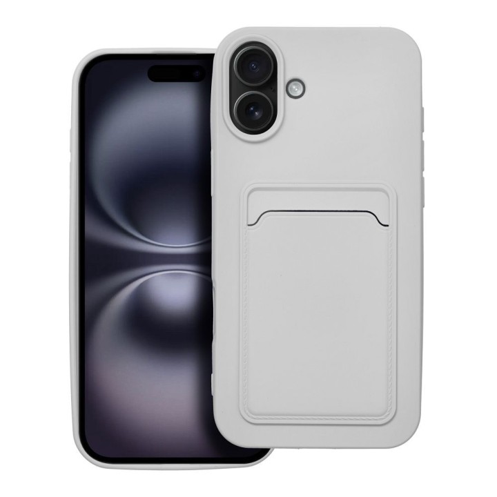 Case for iPhone 16 PLUS Card Case white