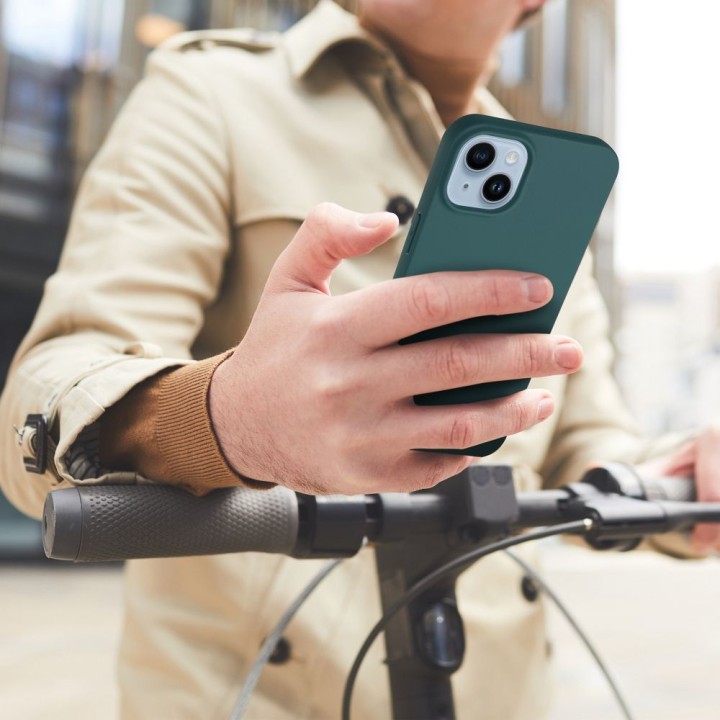 Case for iPhone 16 PLUS Matt dark green