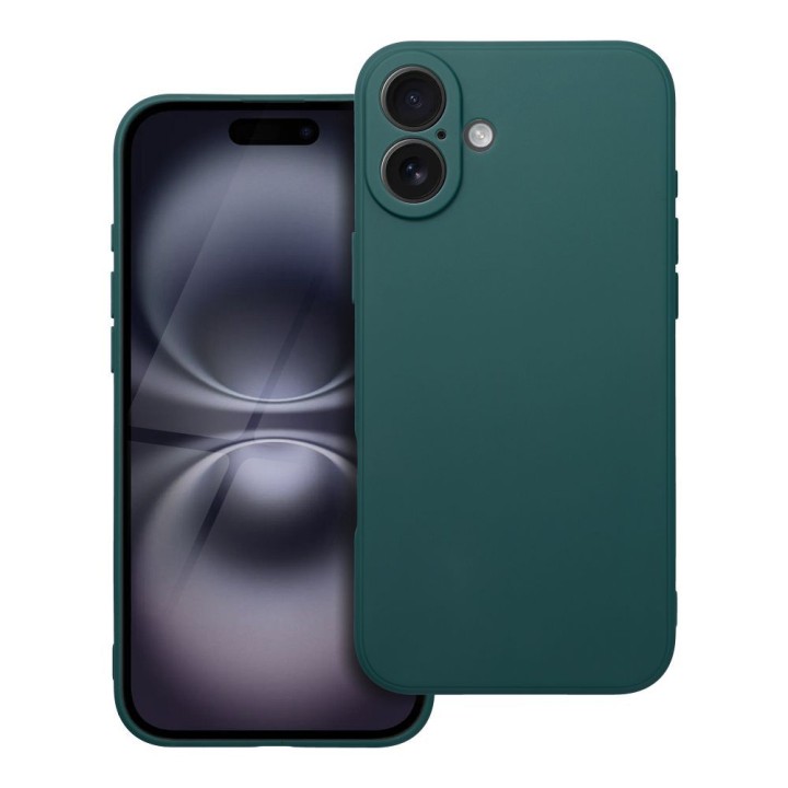 Etui na iPhone 16 PLUS Matt ciemnozielone