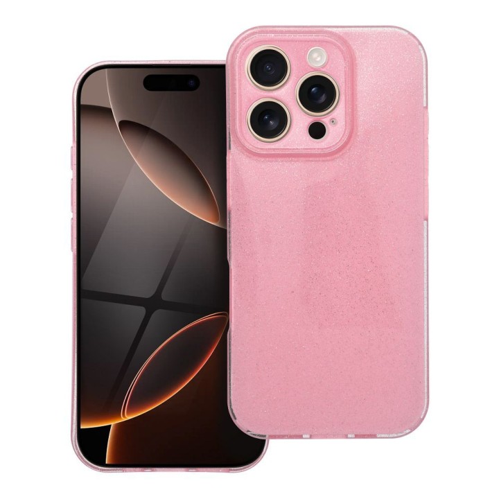 Чохол для iPhone 16 PRO Clear Case 2 mm Blink рожевий