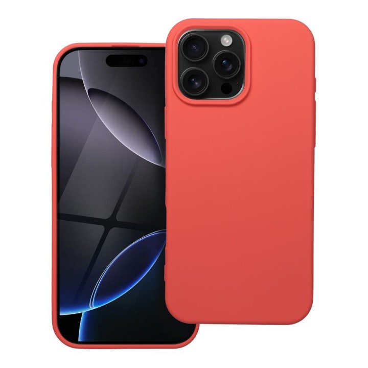 Чехол для iPhone 16 PRO MAX Silicone персиковый